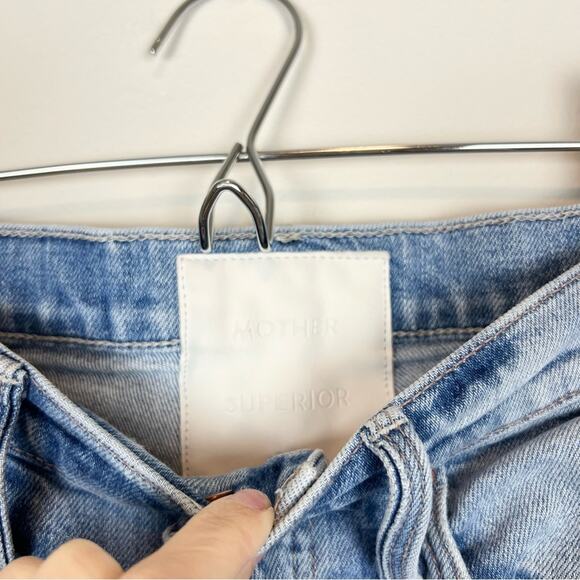 MOTHER Superior The Tripper Ankle Jeans Misbeliever Distressed Size 24 - Picture 7 of 16